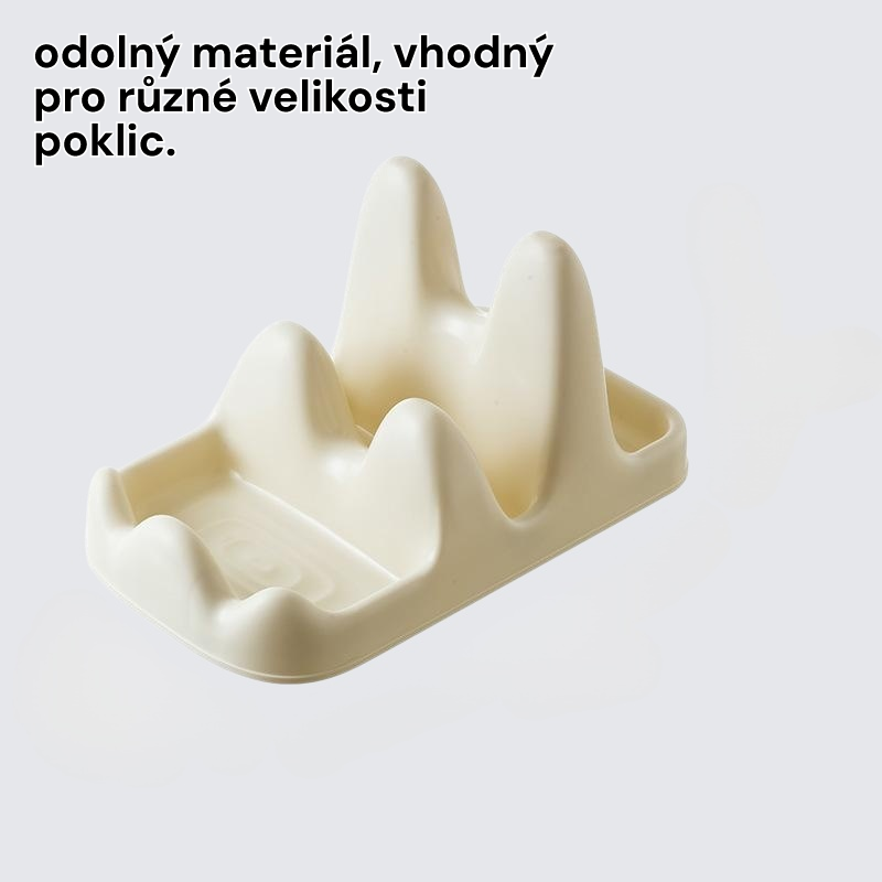 Multifunkční stojan na poklice od hrnců