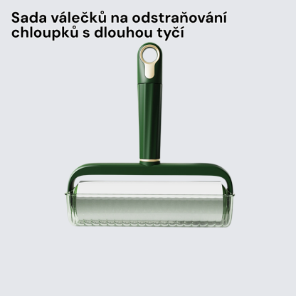 Sada válečků na odstraňování chloupků s dlouhou tyčí