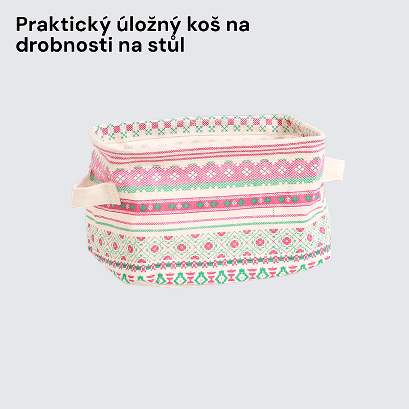 Úložný koš na drobnosti na stůl, úložný koš
