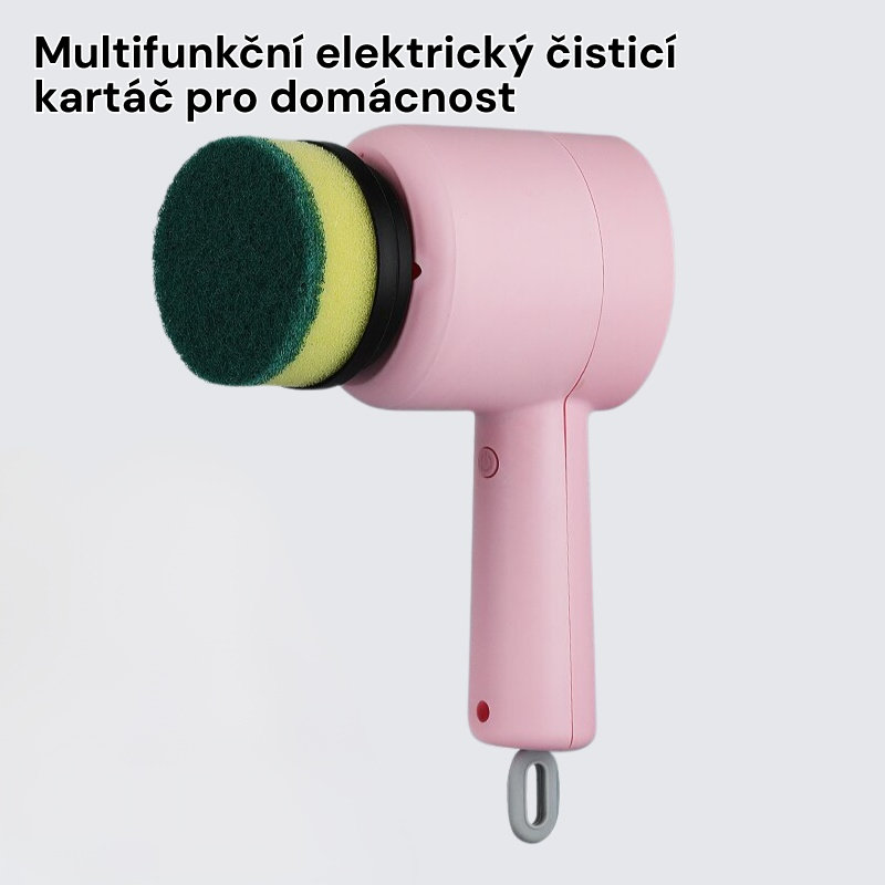 Multifunkční elektrický čisticí kartáč pro domácnost