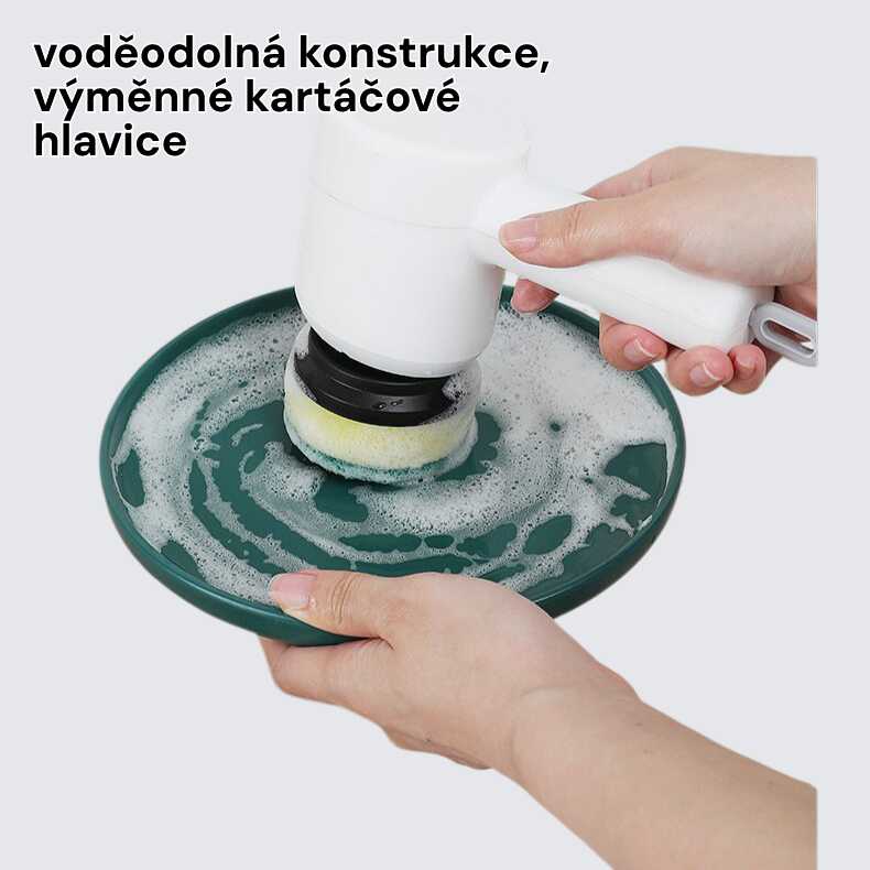Multifunkční elektrický čisticí kartáč pro domácnost