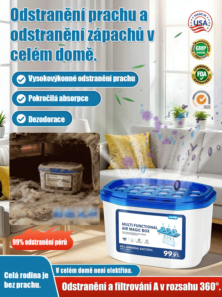 Už vás nebaví nekonečné utírání prachu? Biomedicínský prachový čistič – Multifunkční magická krabička, které udrží váš domov bez prachu bez elektřiny!