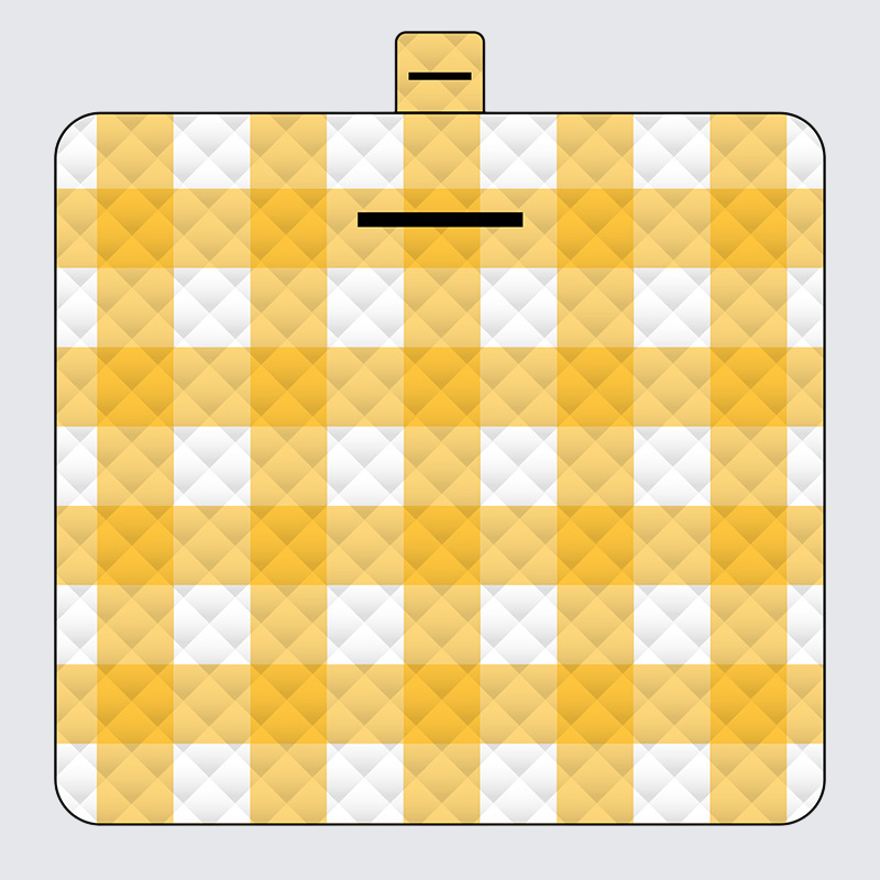 Ztluštěná venkovní nepromokavá pikniková podložka