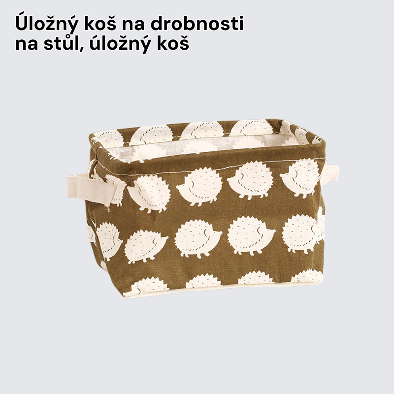 Úložný koš na drobnosti na stůl, úložný koš