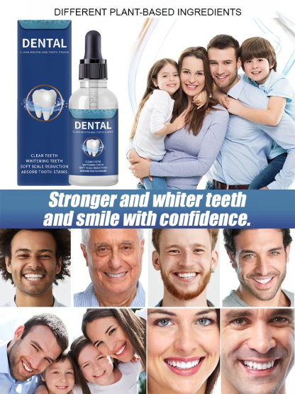 🦈50% OFF Tooth Regeneration Care Drops – Shark Cartilage Protein, Whitening & Stain Removal.🌿Supports Tooth Regrowth, Whitens Teeth & Freshens Breath