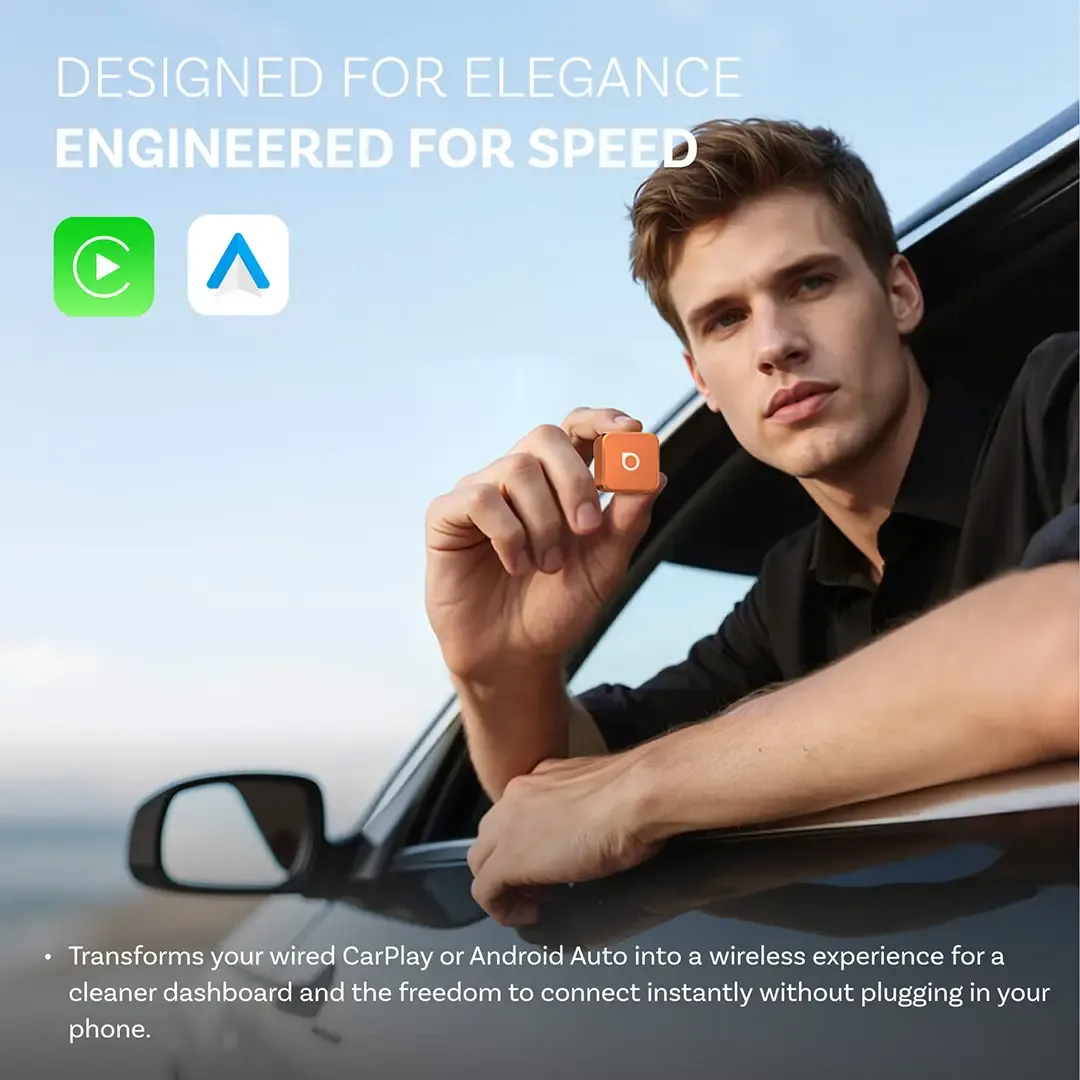 Ottocast Mini Cube 3.0 wireless CarPlay Android Auto Adapter