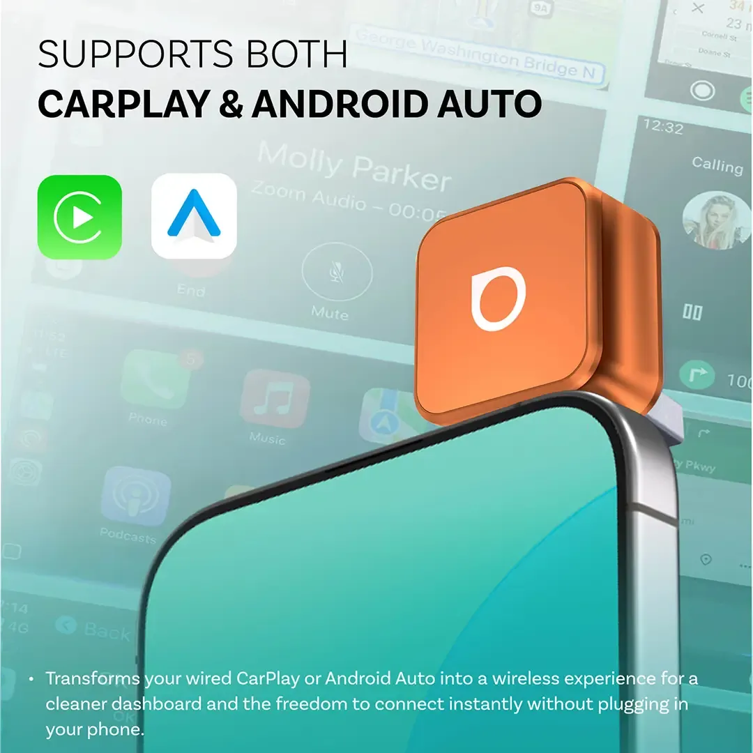 Ottocast Mini Cube 3.0 wireless CarPlay Android Auto Adapter