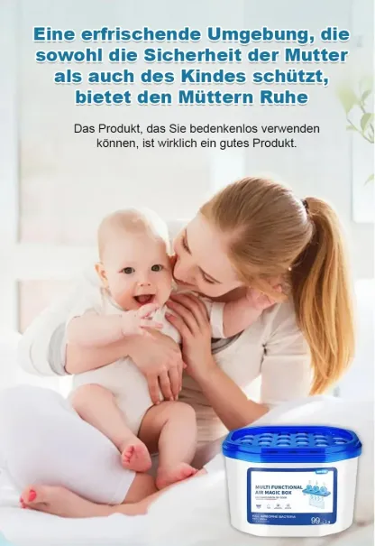 Multifunktionale Staubentferner-Box ohne Bohren✨ In 3 Sekunden schwebende Teilchen sofort einfangen✨Keine mühsame Staubarbeit mehr – 20 Jahre lang❤️Chlorfreie und reizfreie Rezeptur – Schwangere, Babys und Haustiere können sie bedenkenlos nutzen!