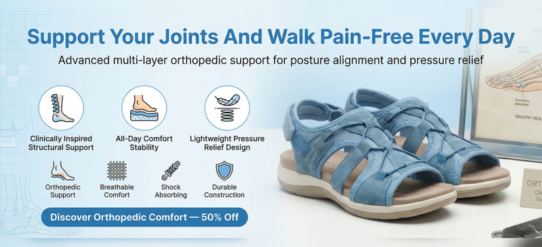 Sizing image: size chart or wide-feet fit guidance for orthopedic sport mesh sandals