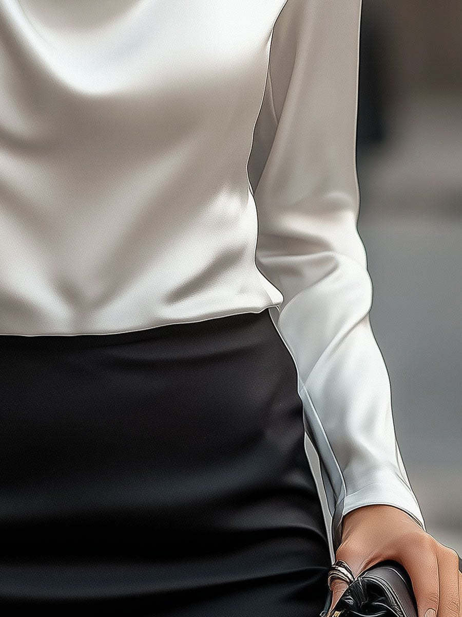 Women Can’t Get Enough of This Cozy Satin Blouse