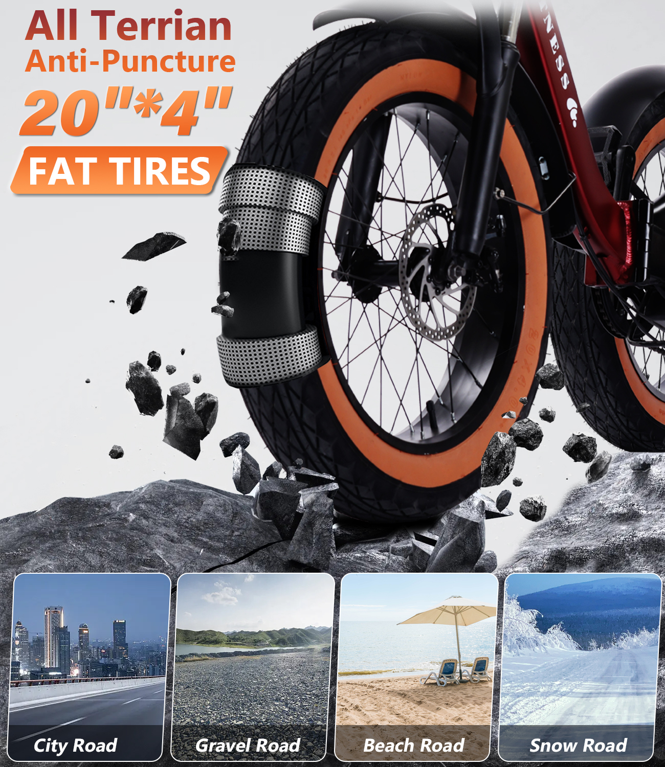 Adult electric tricycle, electric tricycle with basket, 350W high power motor, high carbon steel sturdy body, can be assembled in half an hour, aluminum alloy wheels, shock absorbing forks, 48V/15AH high capacity battery, travel up to 50 miles, 20X4.0 whe