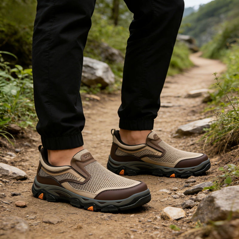 ⏰Last Day! 45% OFF  🔥MANTRAFF®Men's Handmade Genuine Leather Outdoor Breathable Walking Shoes