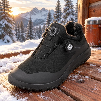 ⏰Last Day! 45% OFF🔥MANTRAFF®Men’s Wide Toe Winter Fleece Lined Barefoot Shoes