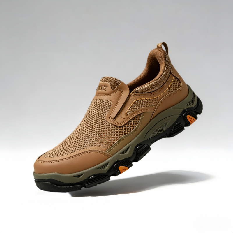 ⏰Last Day! 45% OFF  🔥MANTRAFF®Men's Handmade Genuine Leather Outdoor Breathable Walking Shoes