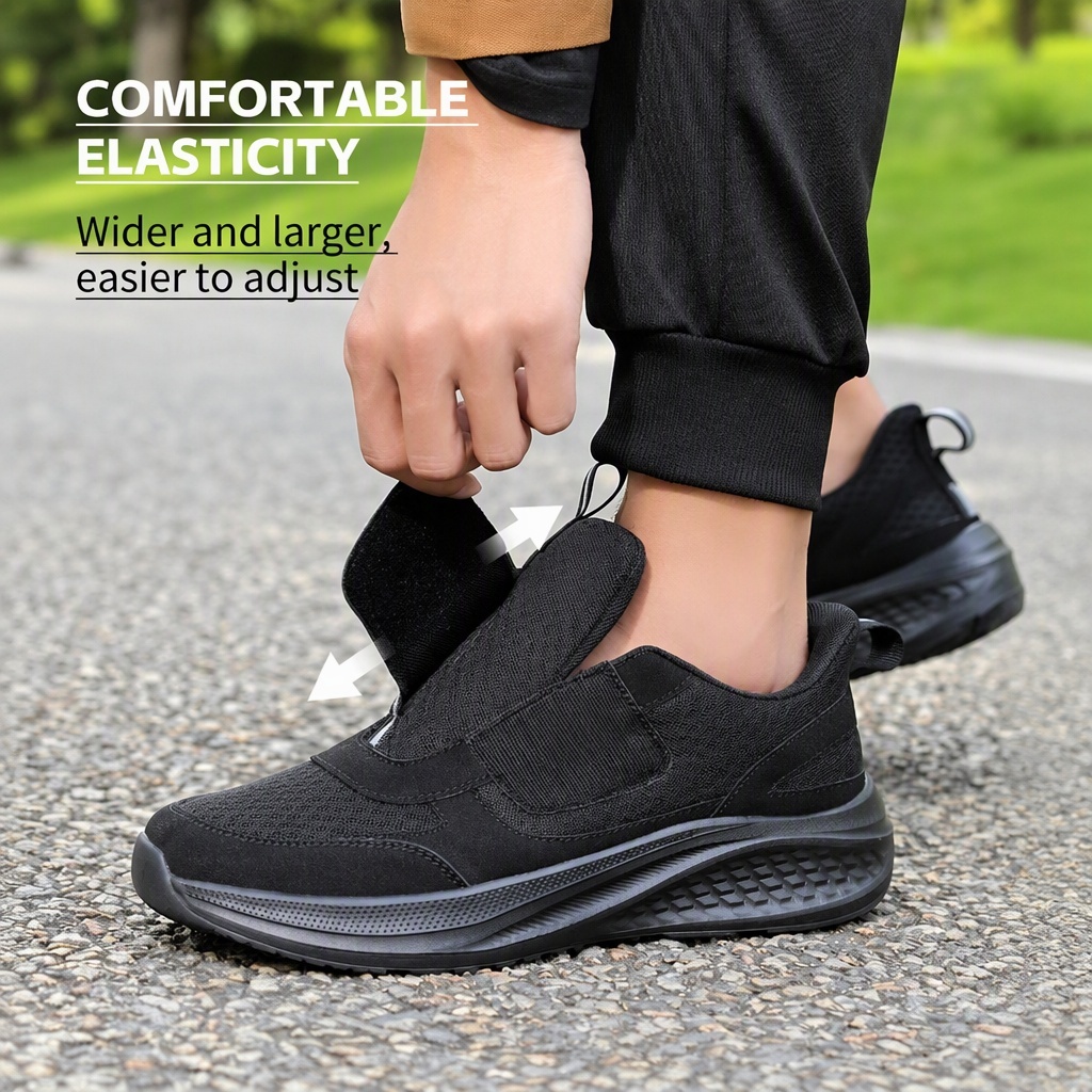 ⏰Last Day! 45% OFF🔥MANTRAFF®Men’s Wide Fit Hook and Loop Walking Shoes