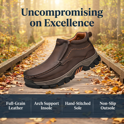 ⏰Last Day!45% OFF 🔥 MANTRAFF®Men's Handmade Genuine Leather Orthopedic Comfortable Walking Boots