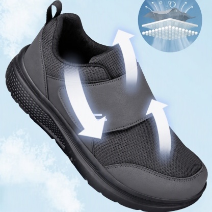 ⏰Last Day! 45% OFF  🔥MANTRAFF®Men’s Easy On‑Off Orthopedic Walking Shoes | Adjustable Hook‑and‑Loop Strap Sneakers