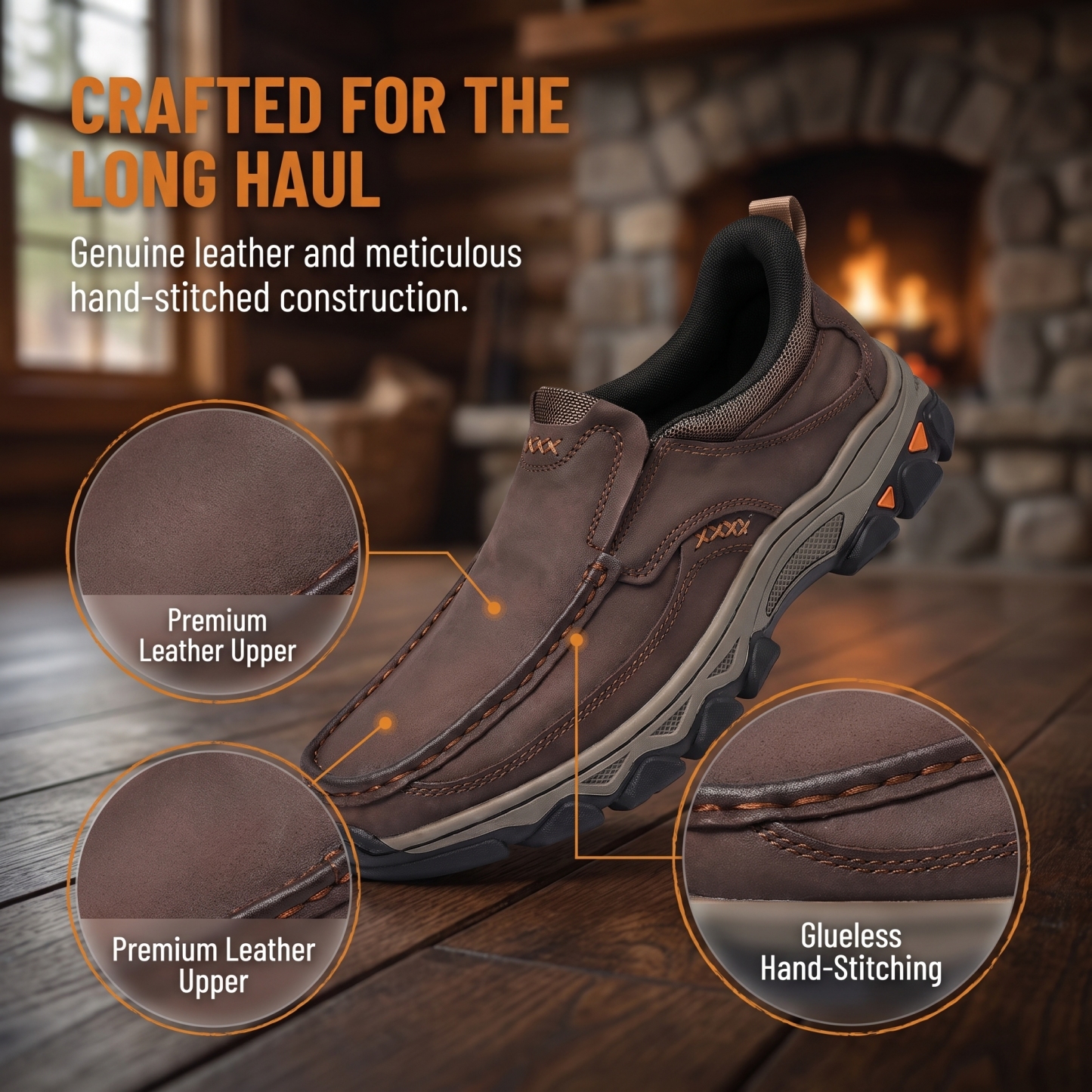 ⏰Last Day! 45% OFF 🔥MANTRAFF® Men's Orthopedic Genuine Leather Walking shoes 