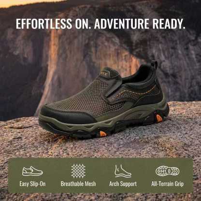 ⏰Last Day! 45% OFF  🔥MANTRAFF®Men's Handmade Genuine Leather Outdoor Breathable Walking Shoes