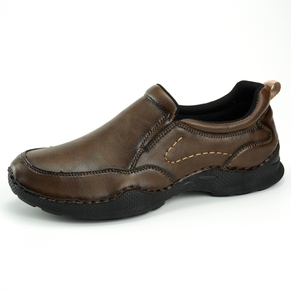 ⏰Last Day! 45% OFF  🔥MANTRAFF®Men's Full-Grain Leather Slip-On Outdoor Casual Shoes