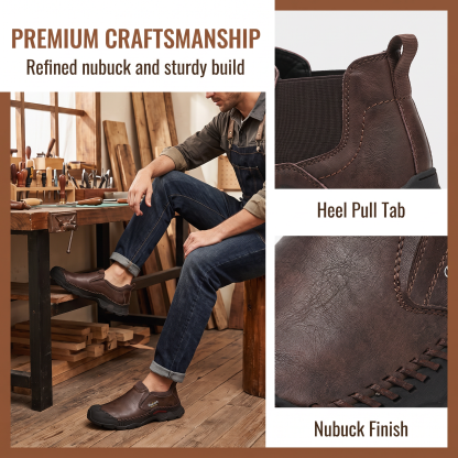 ⏰Last Day! 45% OFF  🔥MANTRAFF®Men's Slip-On Outdoor Hand-Stitched Leather Shoes