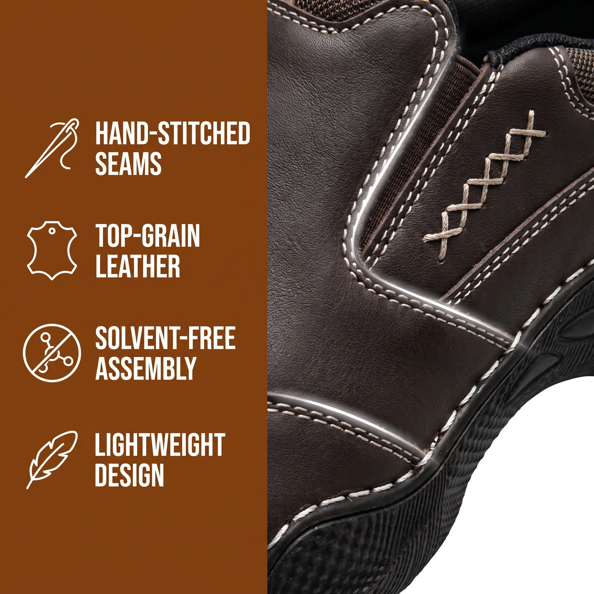 ⏰Last Day!45% OFF 🔥MANTRAFF®Men's Premium Leather Orthopedic Walking Shoes