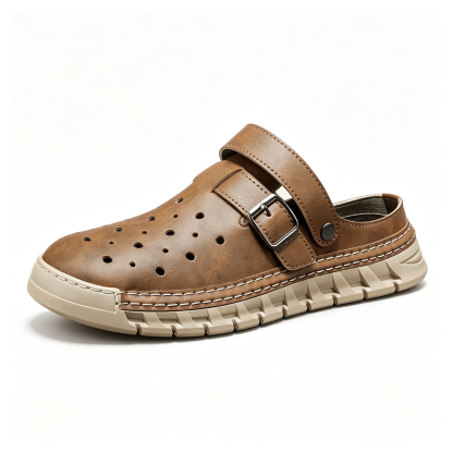 [Copy]🔥 MANTRAFF®Men's Orthopedic Mules (Breathable Mesh and Genuine Leather)
