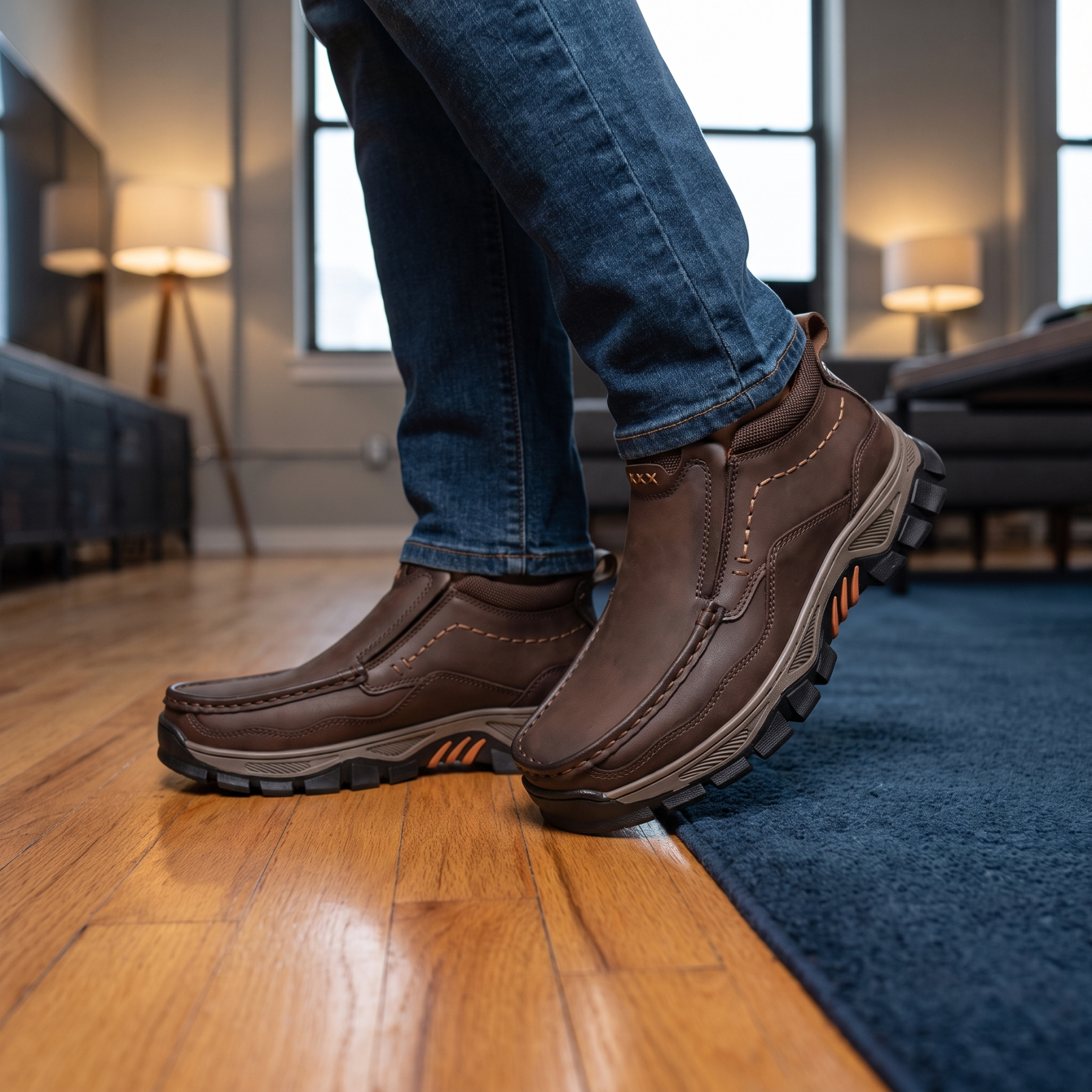 ⏰Last Day!45% OFF 🔥 MANTRAFF®Men's Handmade Genuine Leather Orthopedic Comfortable Walking Boots
