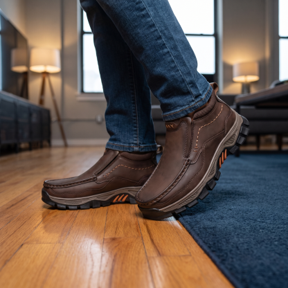 ⏰Last Day!45% OFF 🔥 MANTRAFF®Men's Handmade Genuine Leather Orthopedic Comfortable Walking Boots