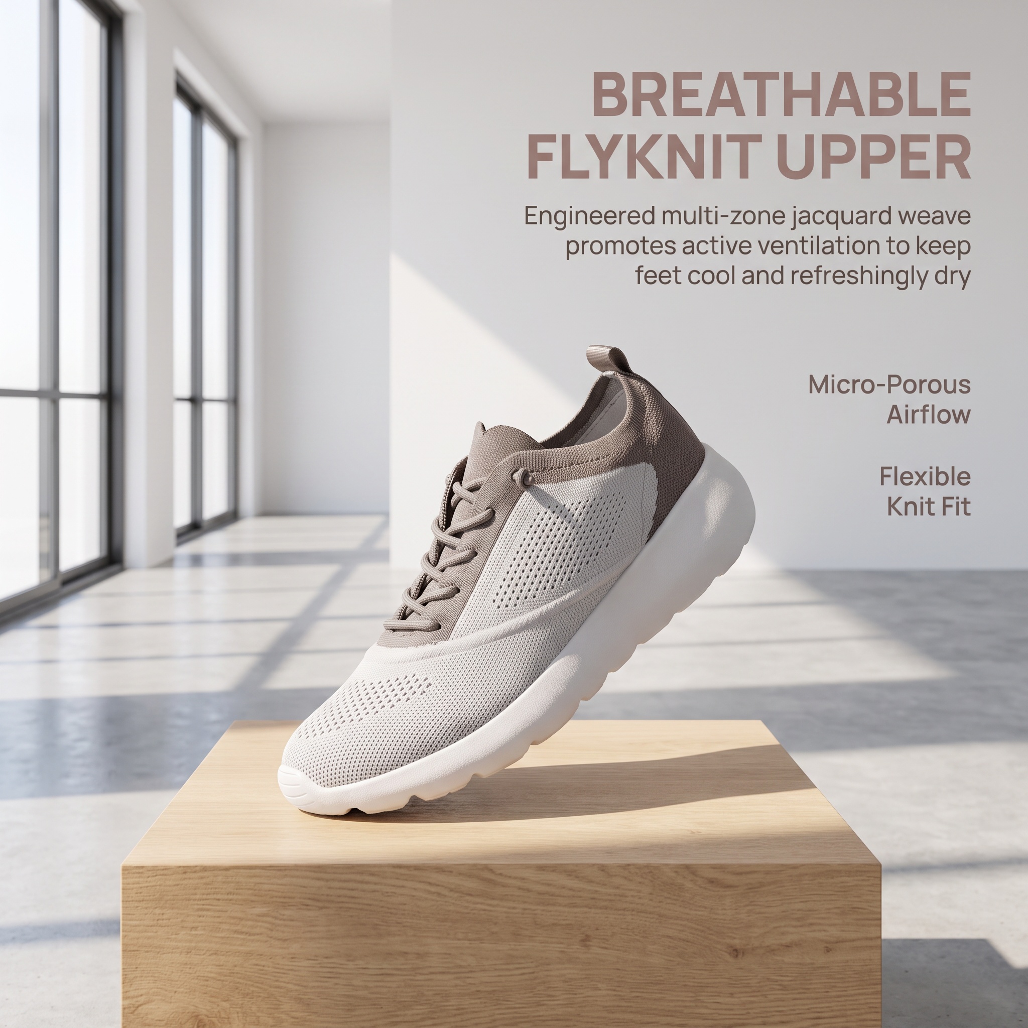⏰Last Day! 45% OFF  🔥MANTRAFF®Men's Lightweight Flyknit Lace-Up Walking Shoes