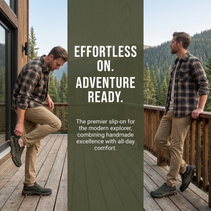 ⏰Last Day! 45% OFF  🔥MANTRAFF®Men's Handmade Genuine Leather Outdoor Breathable Walking Shoes