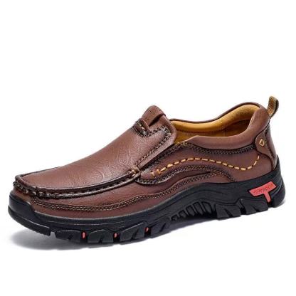 mantraff men handmade genuine leather orthopedic walking shoes