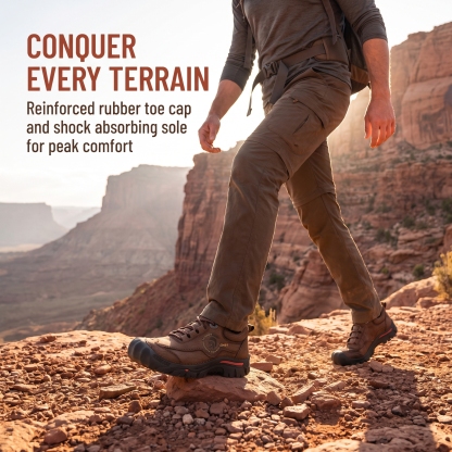 ⏰Last Day! 45% OFF  🔥MANTRAFF®Men's Waterproof Leather Outdoor Trekking Shoes