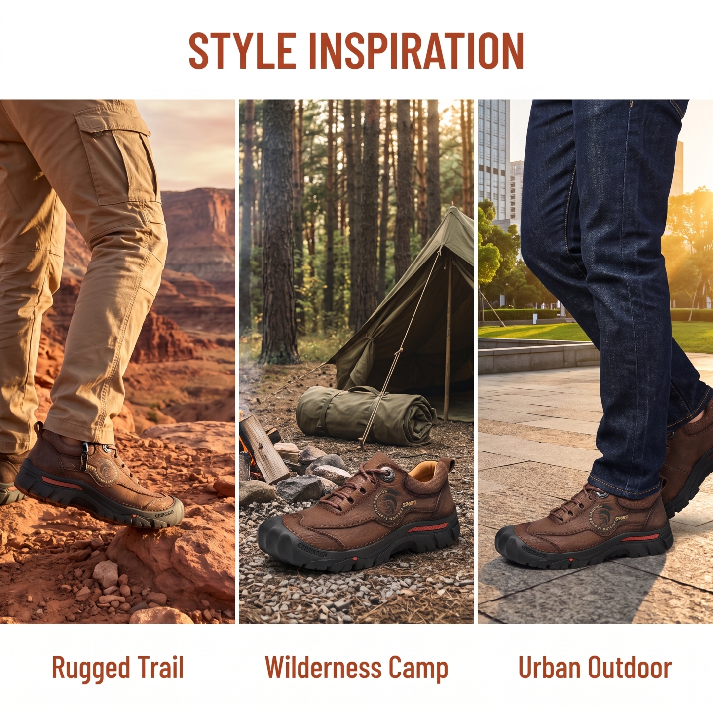 ⏰Last Day! 45% OFF  🔥MANTRAFF®Men's Waterproof Leather Outdoor Trekking Shoes
