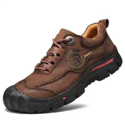 ⏰Last Day! 45% OFF  🔥MANTRAFF®Men's Waterproof Leather Outdoor Trekking Shoes