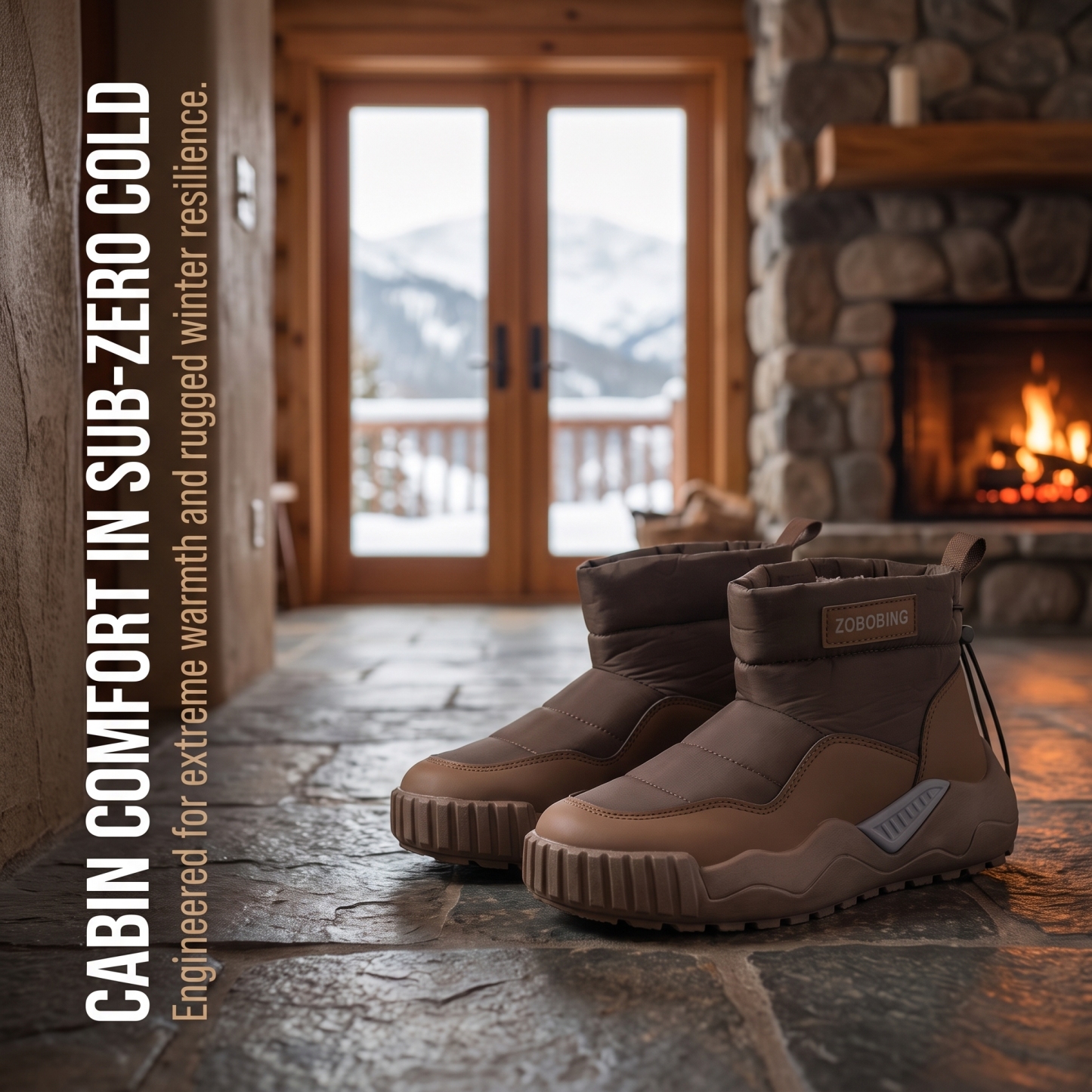 ⏰Last Day! 45% OFF  🔥MANTRAFF®Men's Drawstring Winter Snow Boots