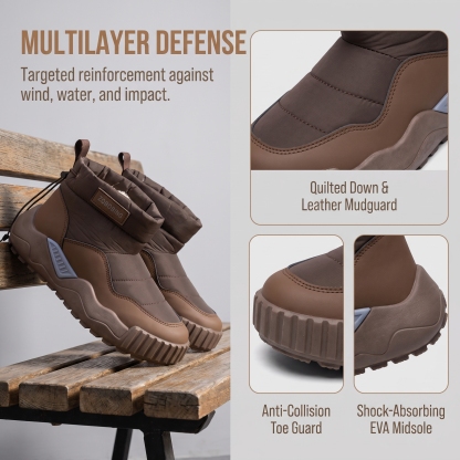⏰Last Day! 45% OFF  🔥MANTRAFF®Men's Drawstring Winter Snow Boots