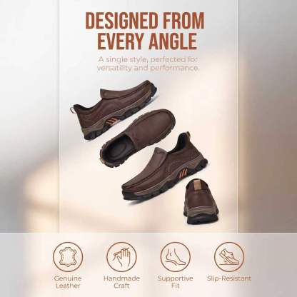⏰Last Day! 45% OFF 🔥MANTRAFF®Men's Handmade Genuine Leather Orthopedic Walking shoes