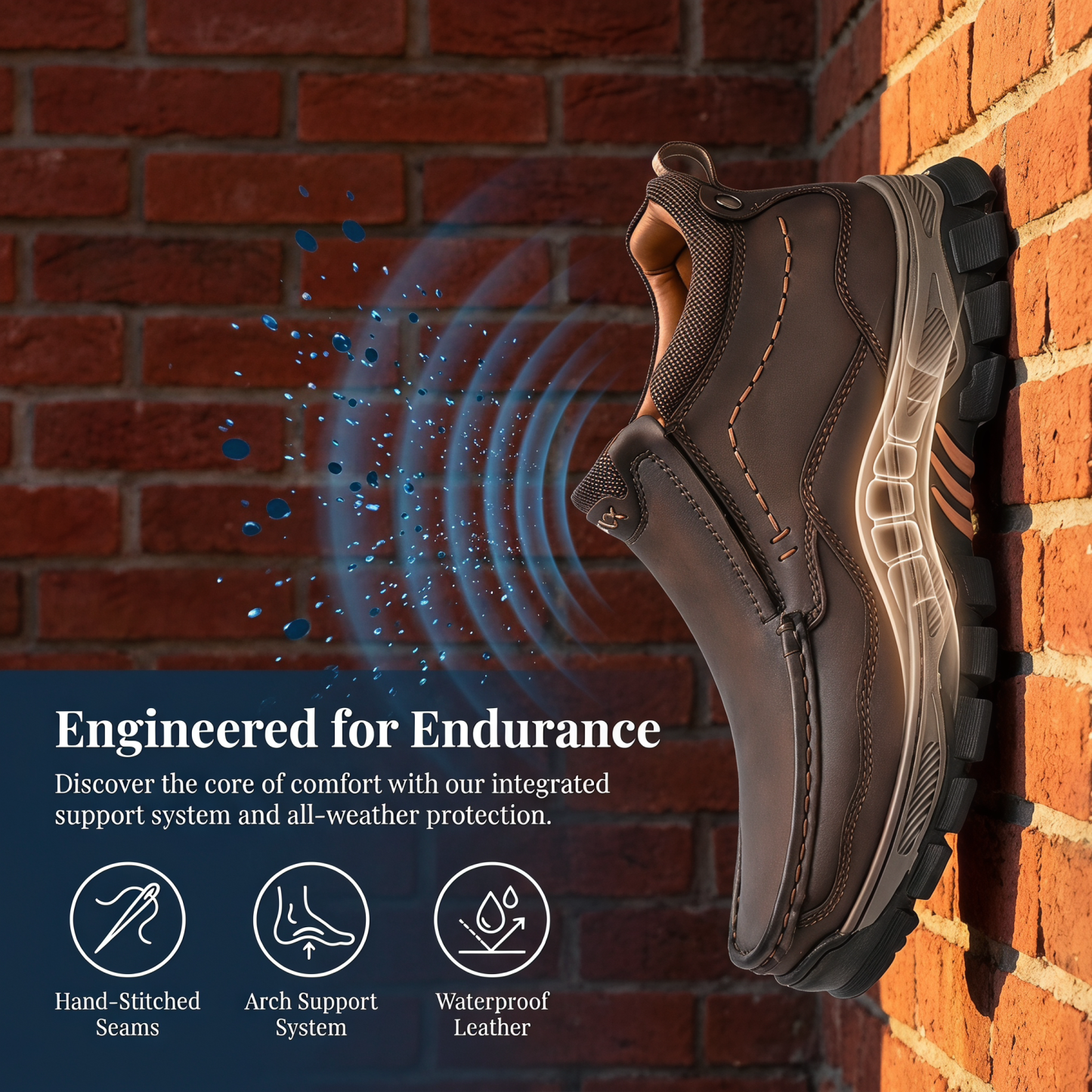 ⏰Last Day!45% OFF 🔥 MANTRAFF®Men's Handmade Genuine Leather Orthopedic Comfortable Walking Boots