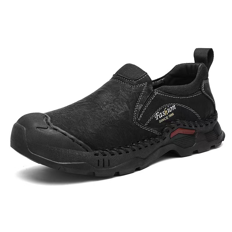 ⏰Last Day! 45% OFF  🔥MANTRAFF®Men's Slip-On Outdoor Hand-Stitched Leather Shoes