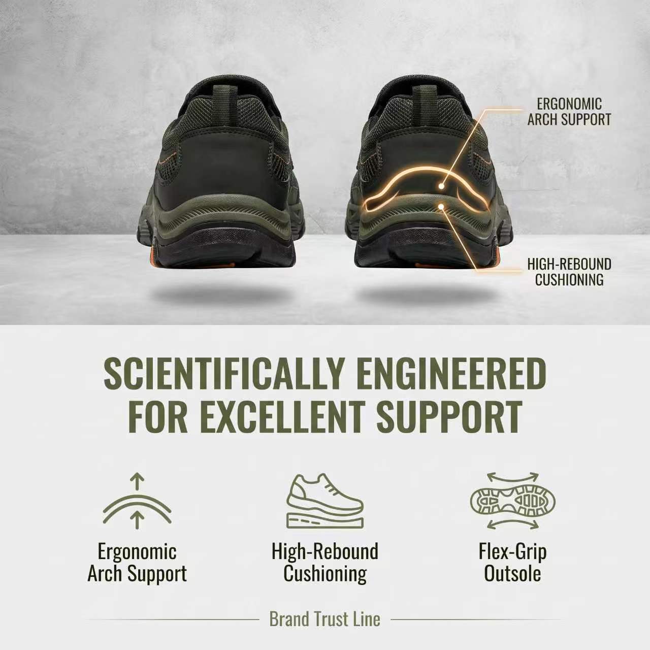 ⏰Last Day! 45% OFF  🔥MANTRAFF®Men's Handmade Genuine Leather Outdoor Breathable Walking Shoes