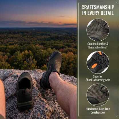 ⏰Last Day! 45% OFF  🔥MANTRAFF®Men's Handmade Genuine Leather Outdoor Breathable Walking Shoes