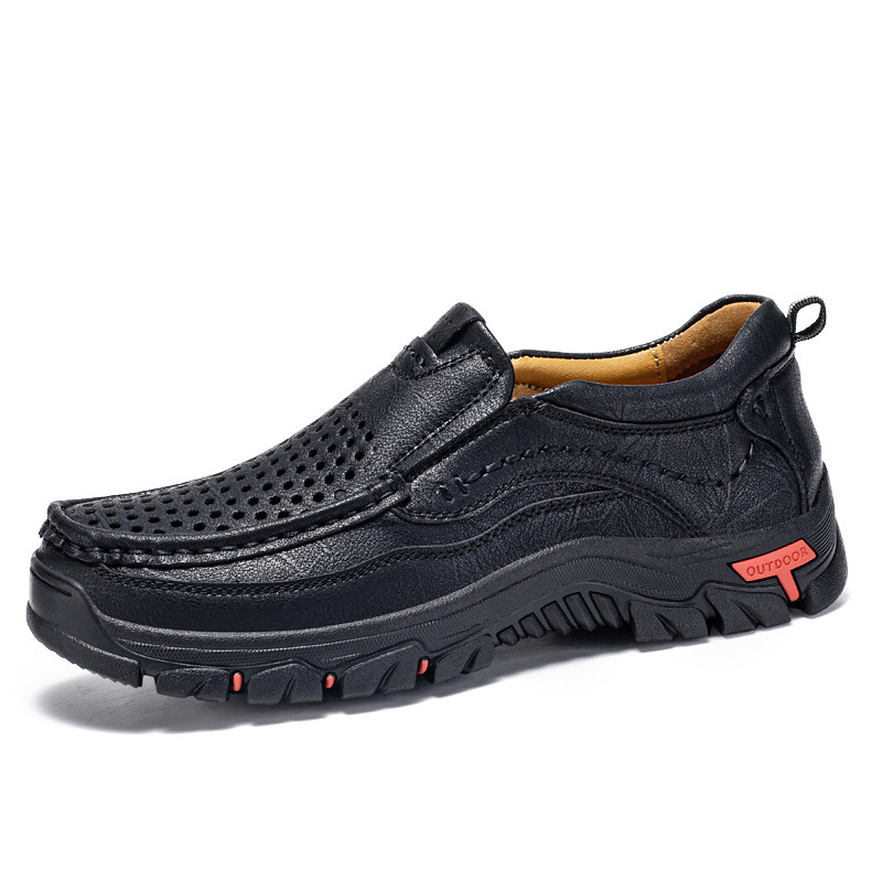 ⏰Last Day!45% OFF 🔥MANTRAFF®Men's Handcrafted Genuine Leather Perforated Casual Loafers