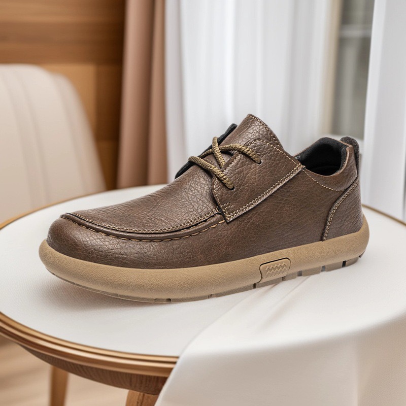 MANTRAFF mens cowhide orthopedic loafers 