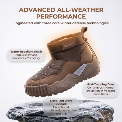 ⏰Last Day! 45% OFF  🔥MANTRAFF®Men's Drawstring Winter Snow Boots