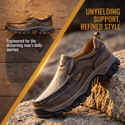 ⏰Last Day!45% OFF 🔥MANTRAFF®Men's Handmade Genuine Leather Orthopedic Walking Shoes