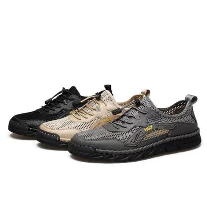 ⏰Last Day! 45% OFF  🔥MANTRAFF®Men's Outdoor Mesh Orthopedic Hiking Shoes