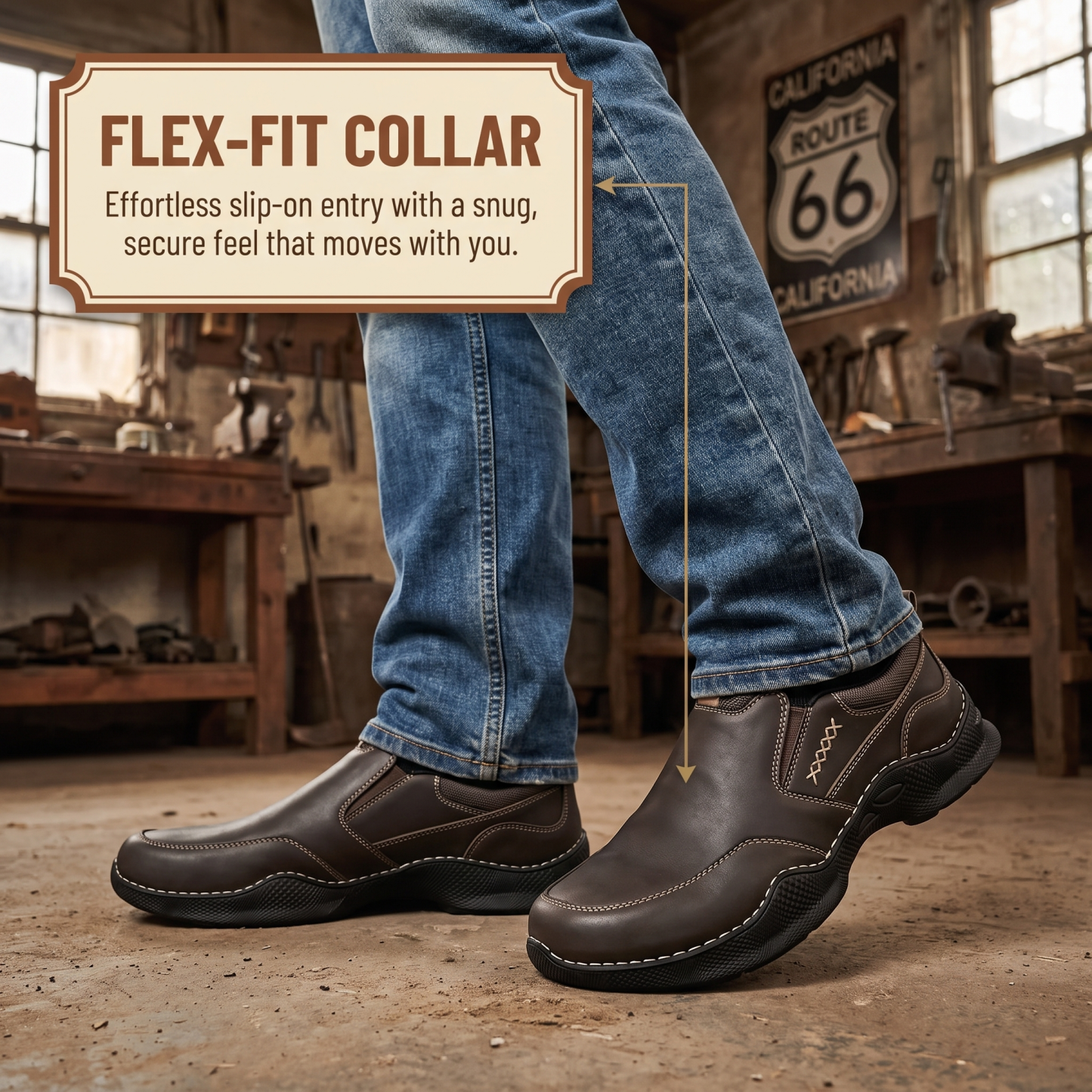⏰Last Day!45% OFF 🔥MANTRAFF®Men's Premium Leather Orthopedic Walking Shoes