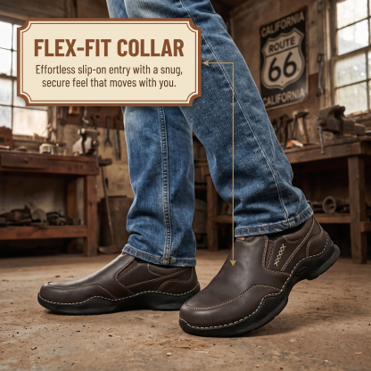 ⏰Last Day!45% OFF 🔥MANTRAFF®Men's Premium Leather Orthopedic Walking Shoes