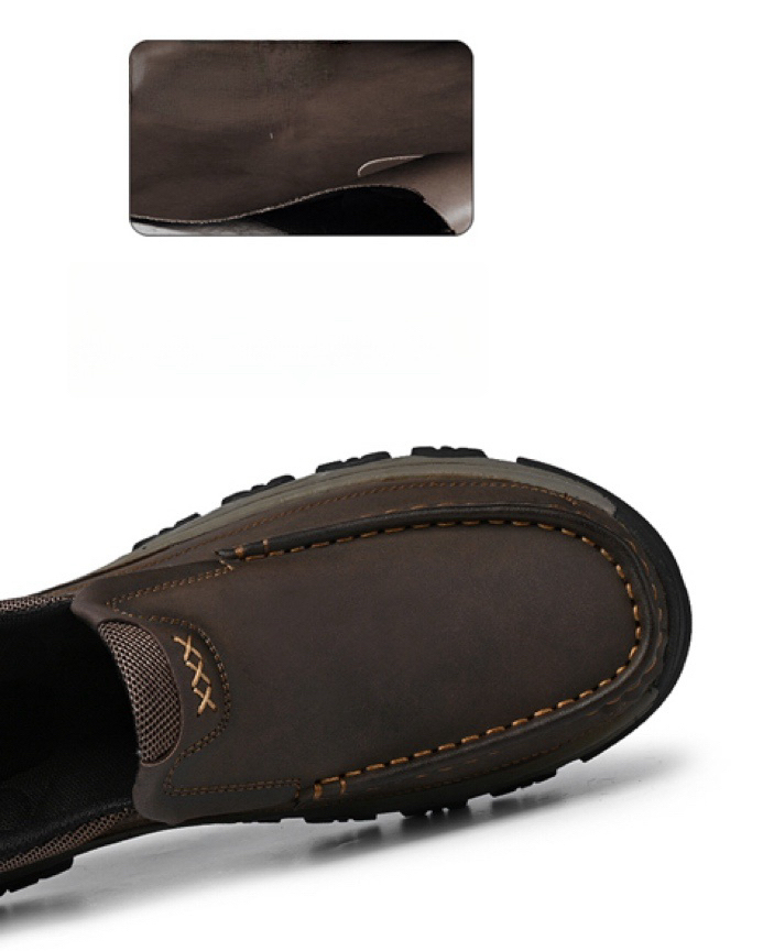 MANTRAFF®Men's Handmade Genuine Leather Orthopedic Walking Shoes